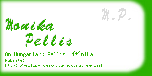 monika pellis business card